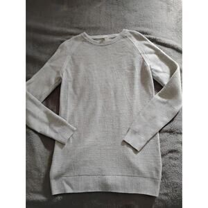 Womens Lululemon Knit Gray Merinowool Sweater Size 6 Soft Cozy Longsleeve